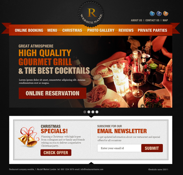 Restaurant Website Design